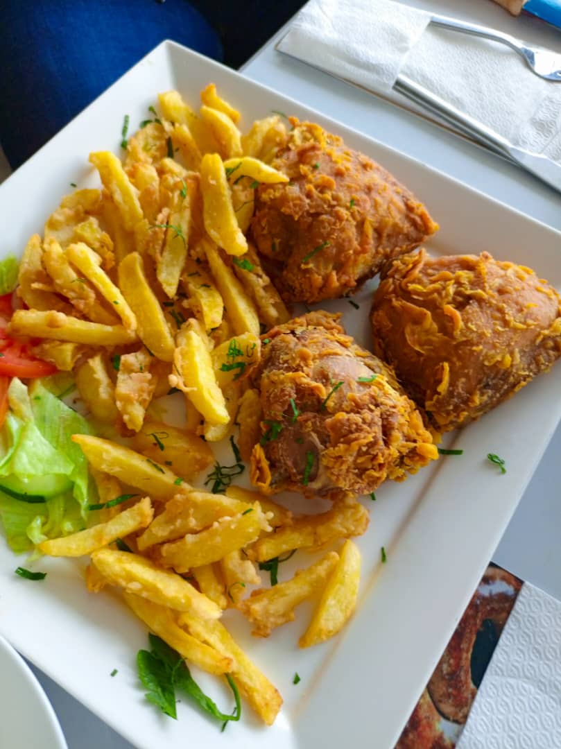 Crunchy Chicken Thighs