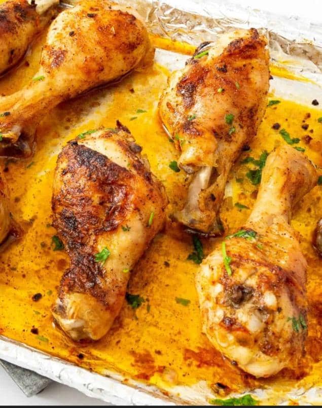 Lemon sauce drumstick