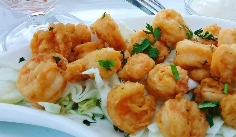 Prawns tempura